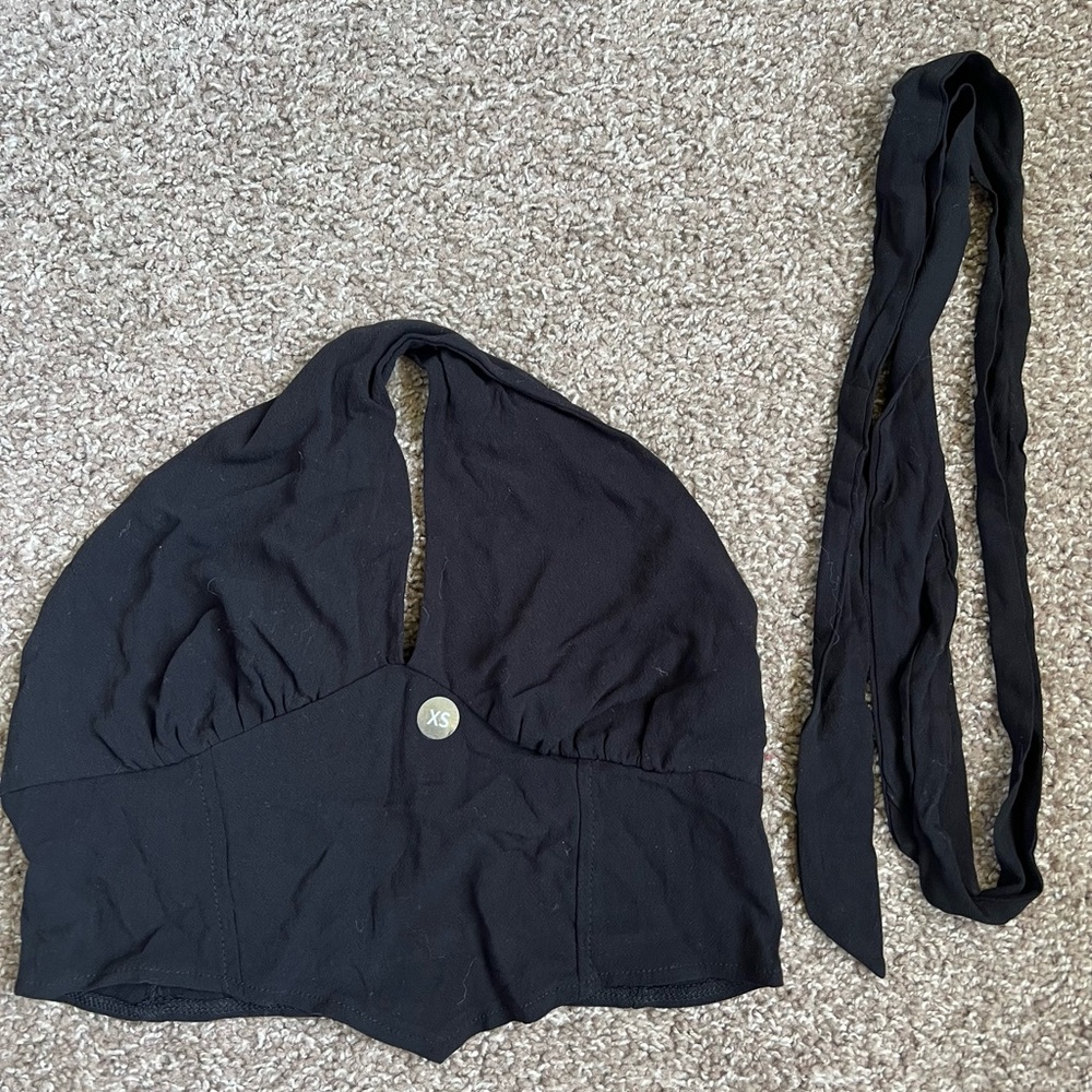 Black Halter Top from Pacsun